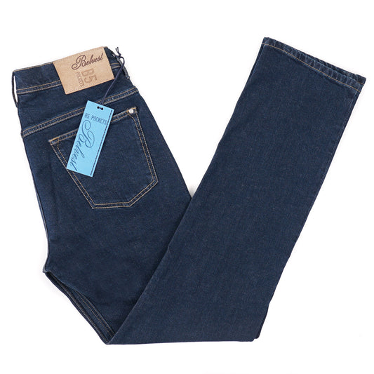 Belvest Classic Straight Fit Denim Jeans