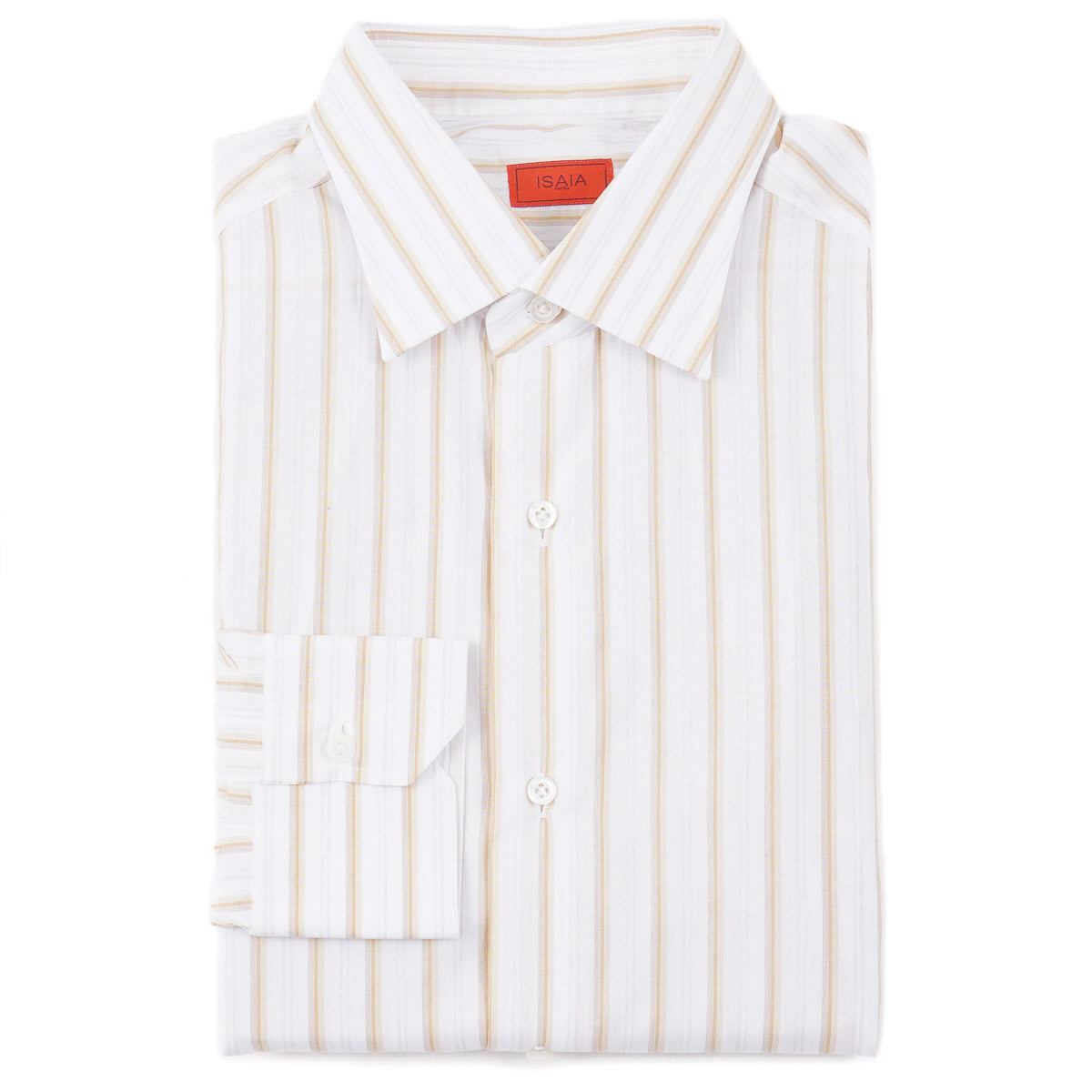 Isaia Tailored-Fit 'Mix' Cotton Shirt