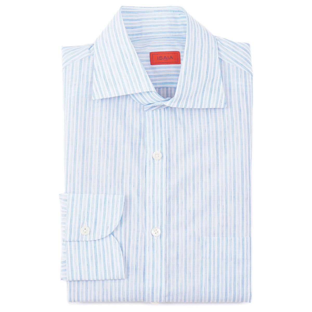 Isaia Extrafine Cotton and Linen Shirt