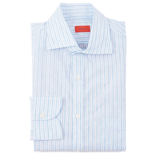 Isaia Extrafine Cotton and Linen Shirt