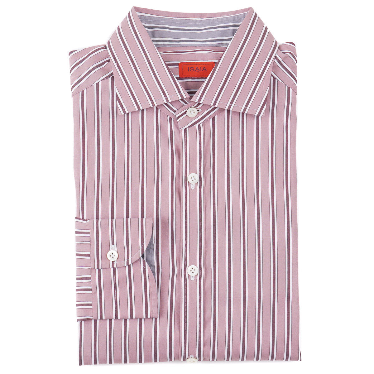 Isaia Tailored-Fit 'Mix' Cotton Shirt