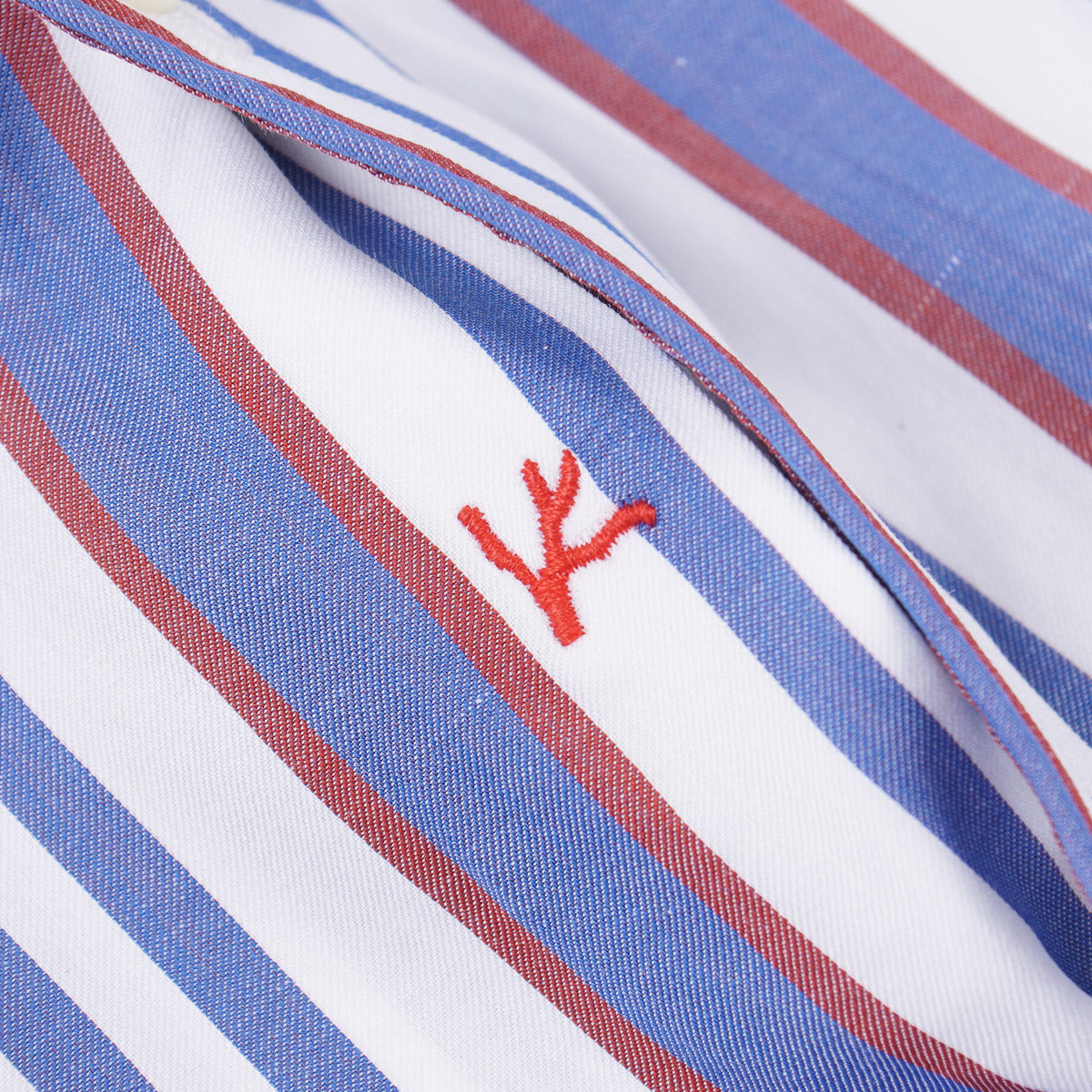 Isaia Tailored-Fit 'Mix' Cotton Shirt