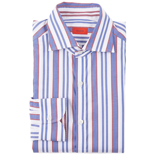 Isaia Tailored-Fit 'Mix' Cotton Shirt