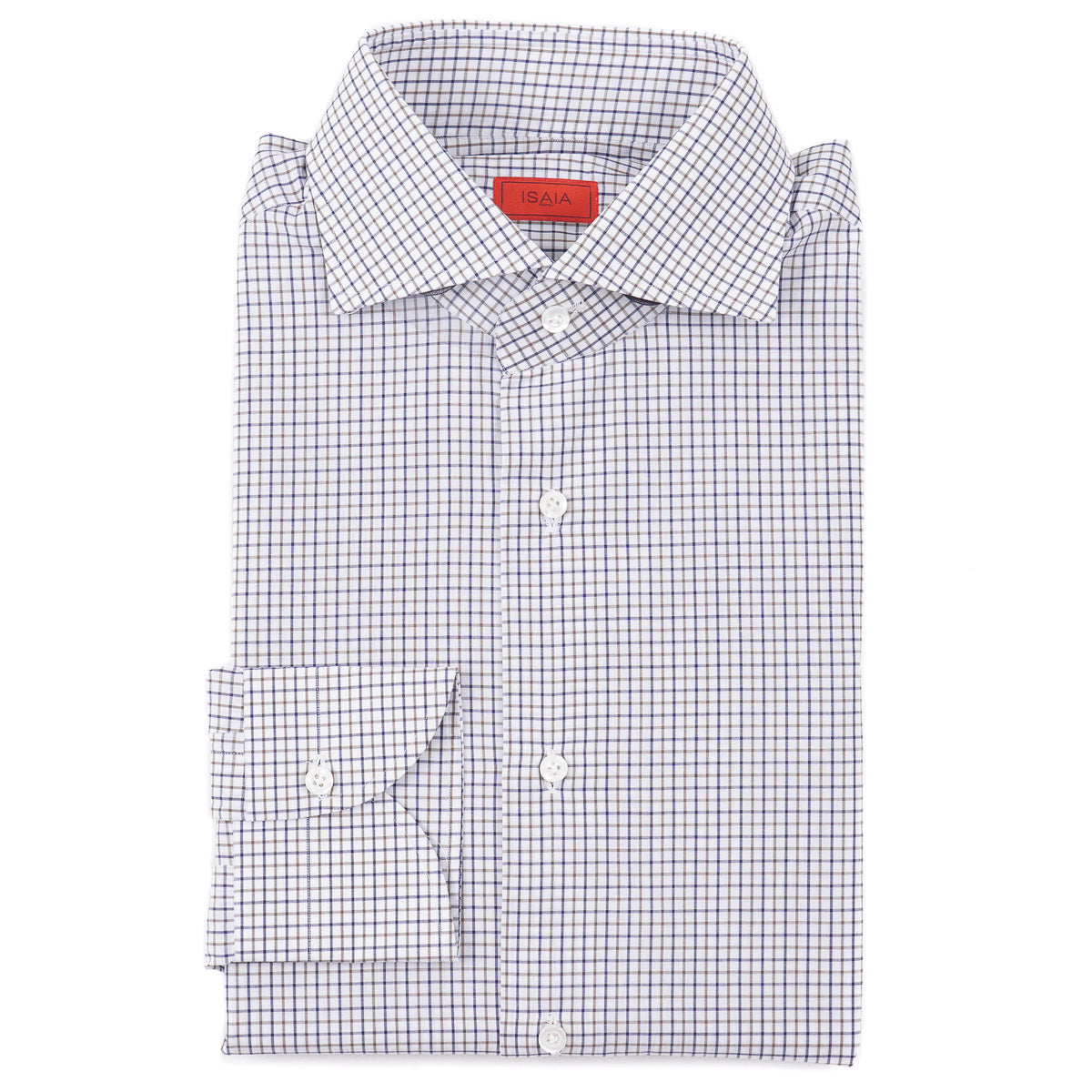 Isaia Tailored-Fit Cotton Dress Shirt