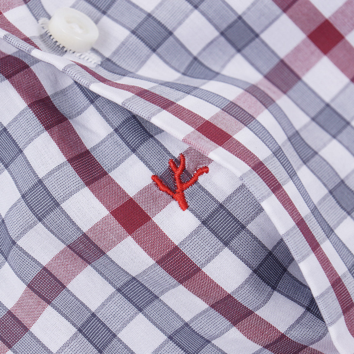 Isaia Tailored-Fit 'Mix' Cotton Shirt