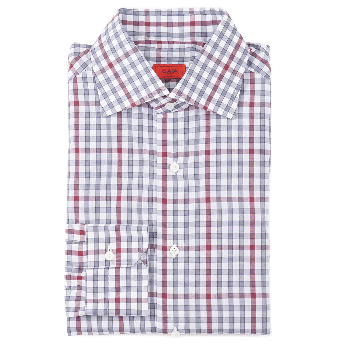 Isaia Tailored-Fit 'Mix' Cotton Shirt