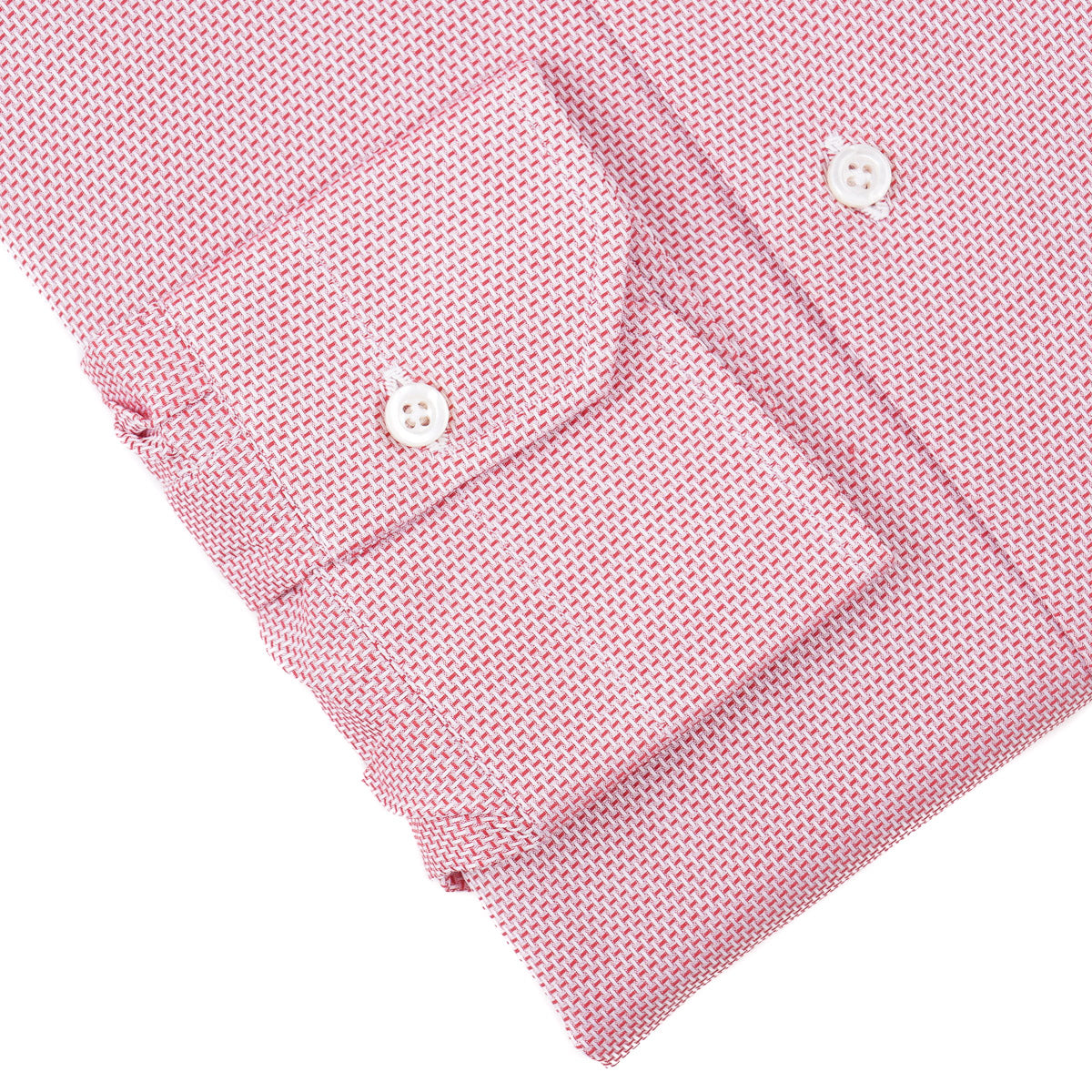 Isaia Tailored-Fit 'Mix' Cotton Shirt - Top Shelf Apparel