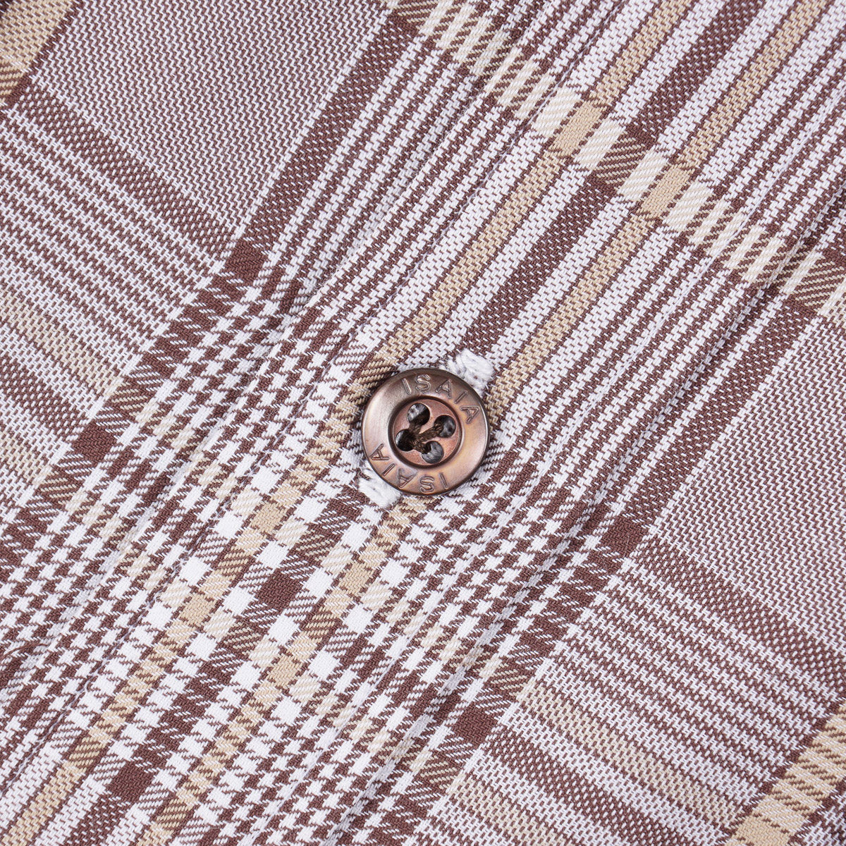 Isaia Cotton Sport Shirt with Two Pockets - Top Shelf Apparel