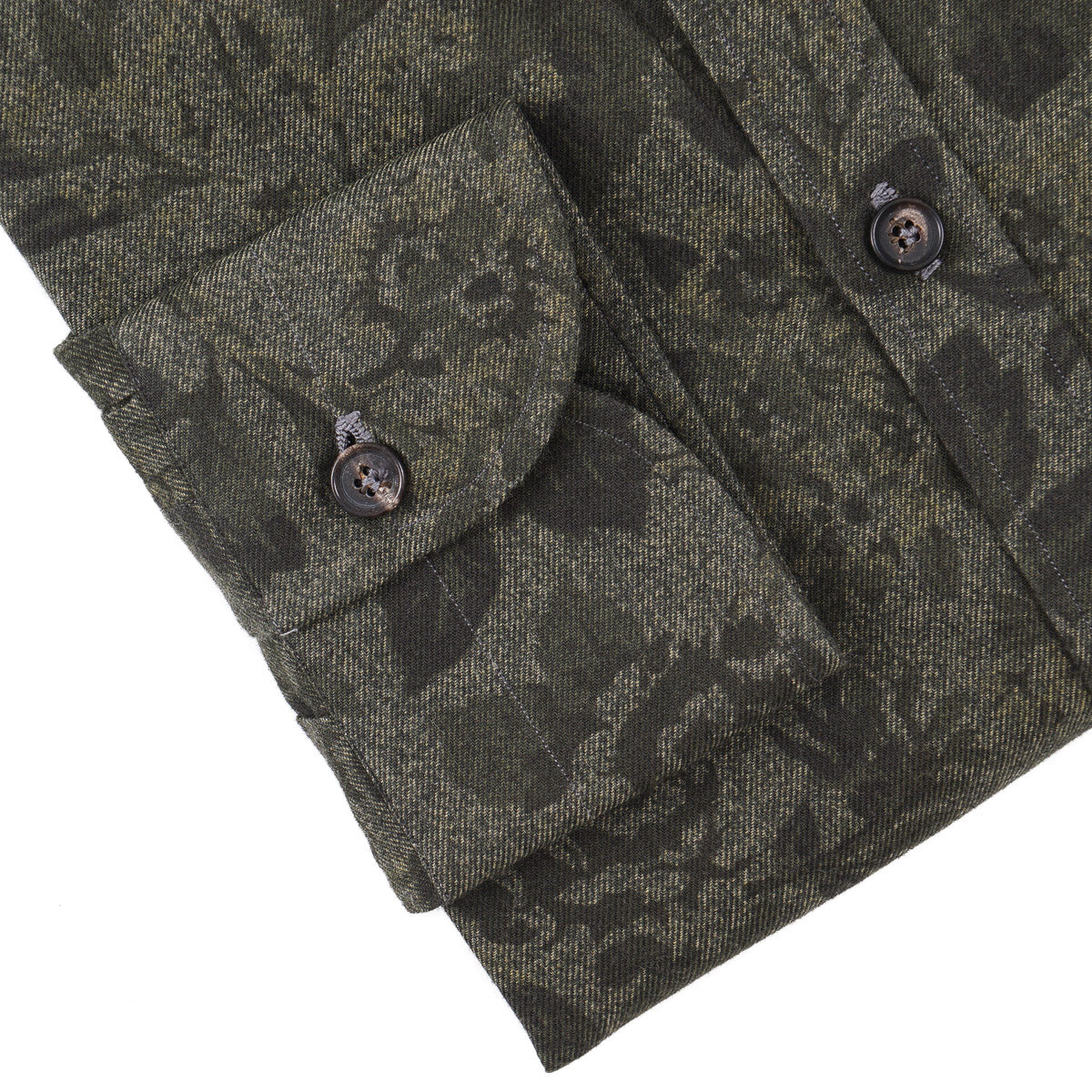 Isaia Floral Patterned Cotton Shirt - Top Shelf Apparel