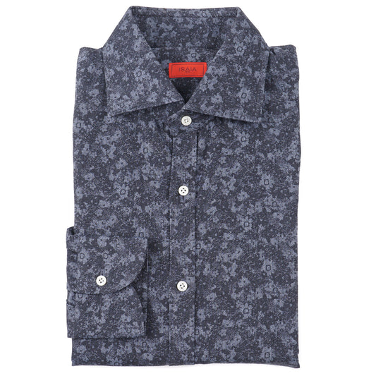Isaia Floral Patterned Cotton Shirt - Top Shelf Apparel
