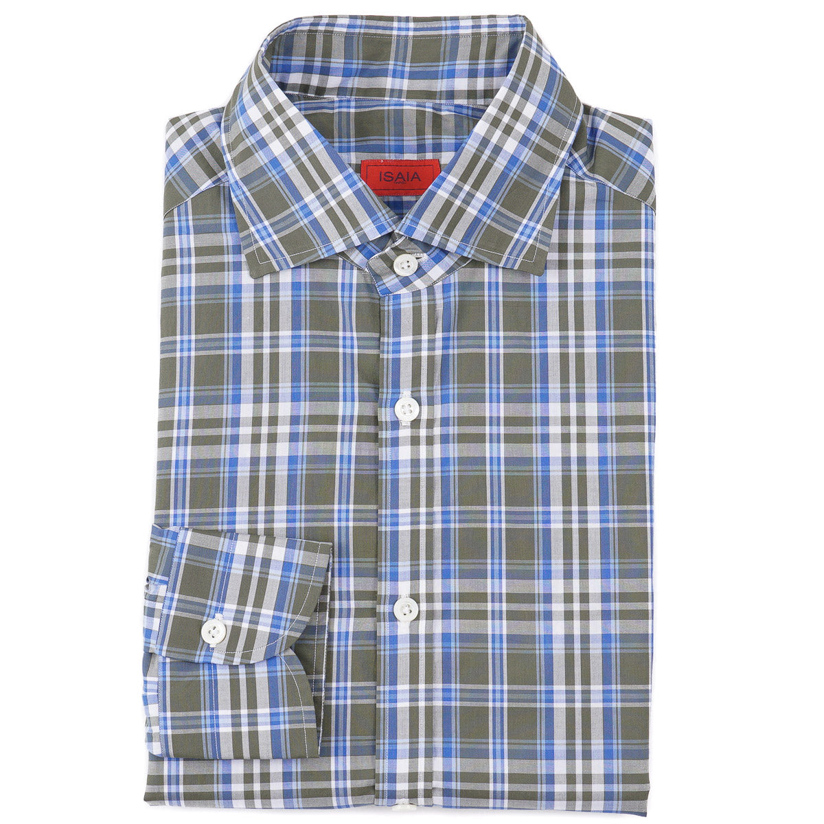 Isaia Lightweight Cotton Dress Shirt