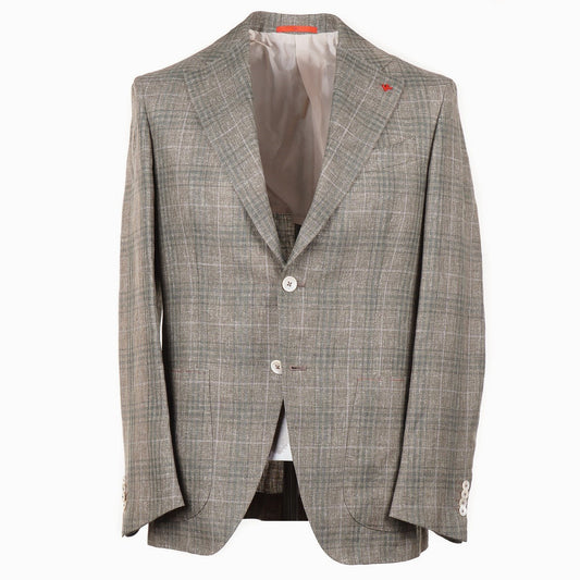 Isaia Woven Linen-Wool Sport Coat - Top Shelf Apparel