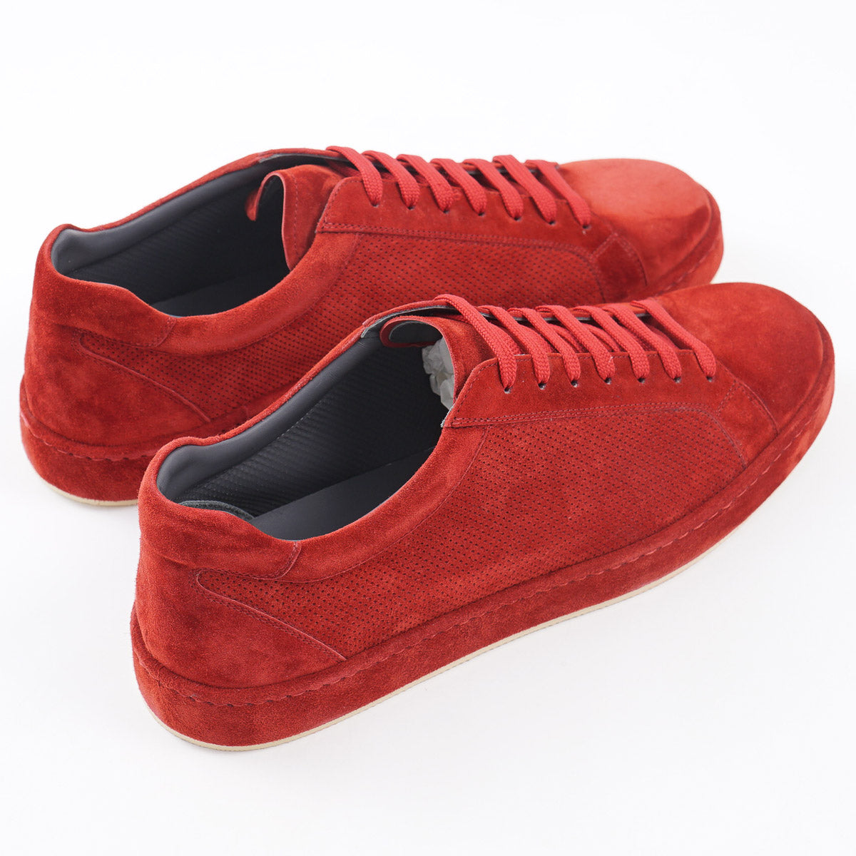 Brett Johnson Perforated Suede Sneakers