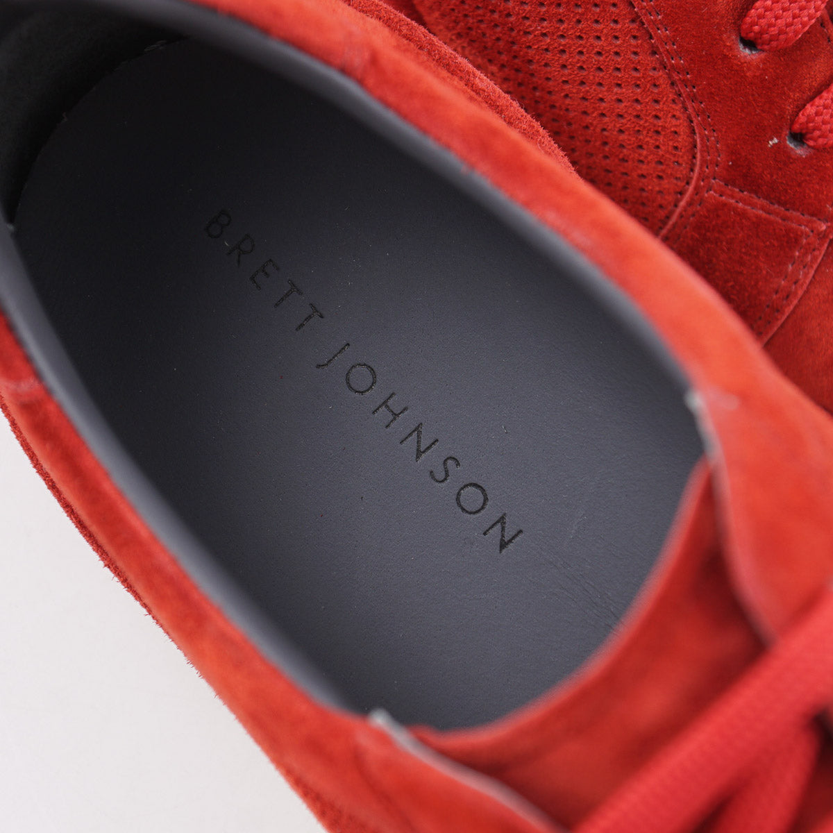 Brett Johnson Perforated Suede Sneakers