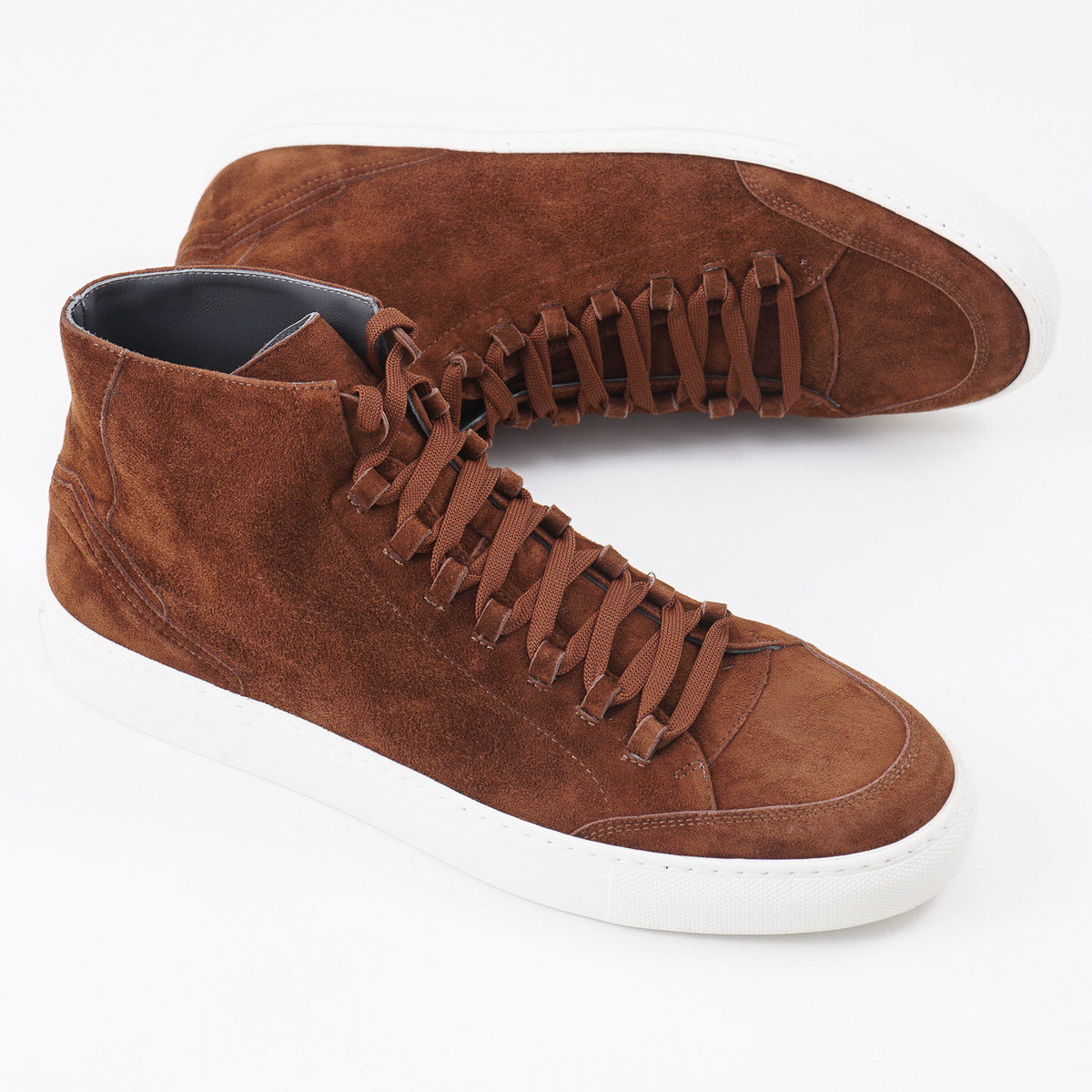 Brett Johnson Suede Mid-Top Sneakers