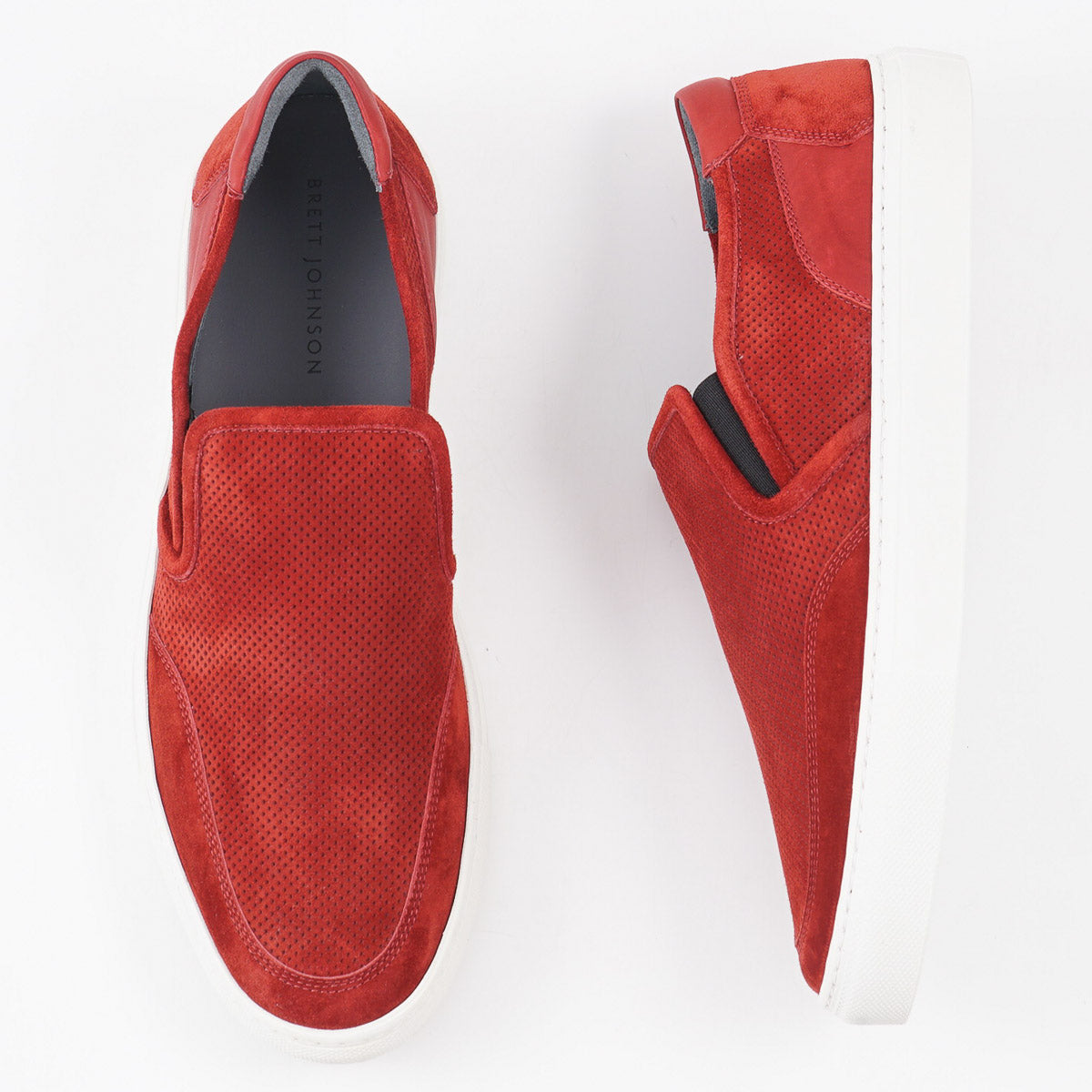 Brett Johnson Slip-On Suede Sneakers