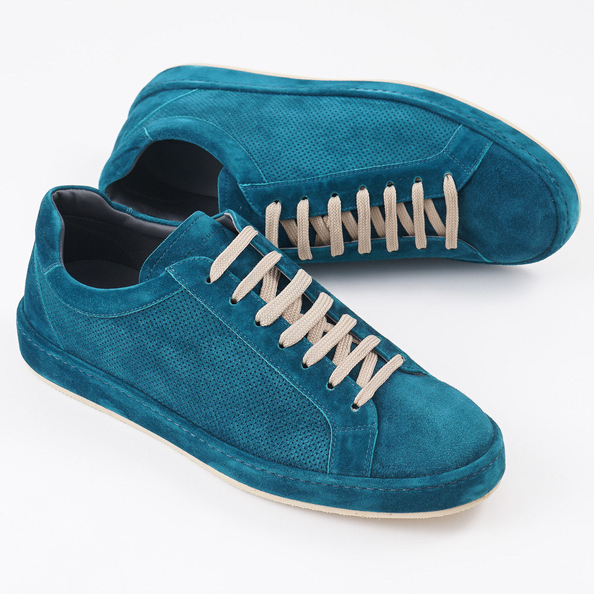 Brett Johnson Perforated Suede Sneakers