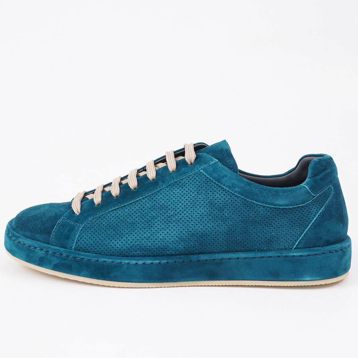 Brett Johnson Perforated Suede Sneakers