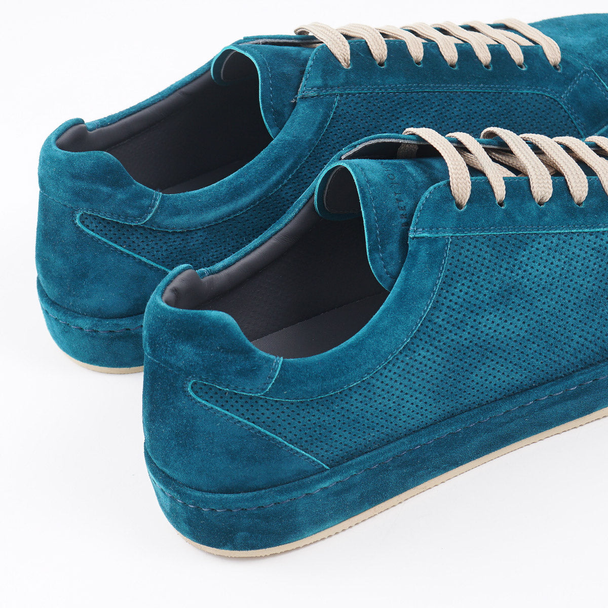 Brett Johnson Perforated Suede Sneakers