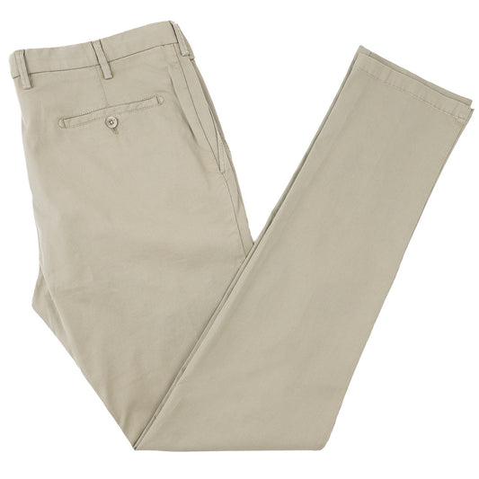 Isaia Slim-Fit Woven Cotton Chinos