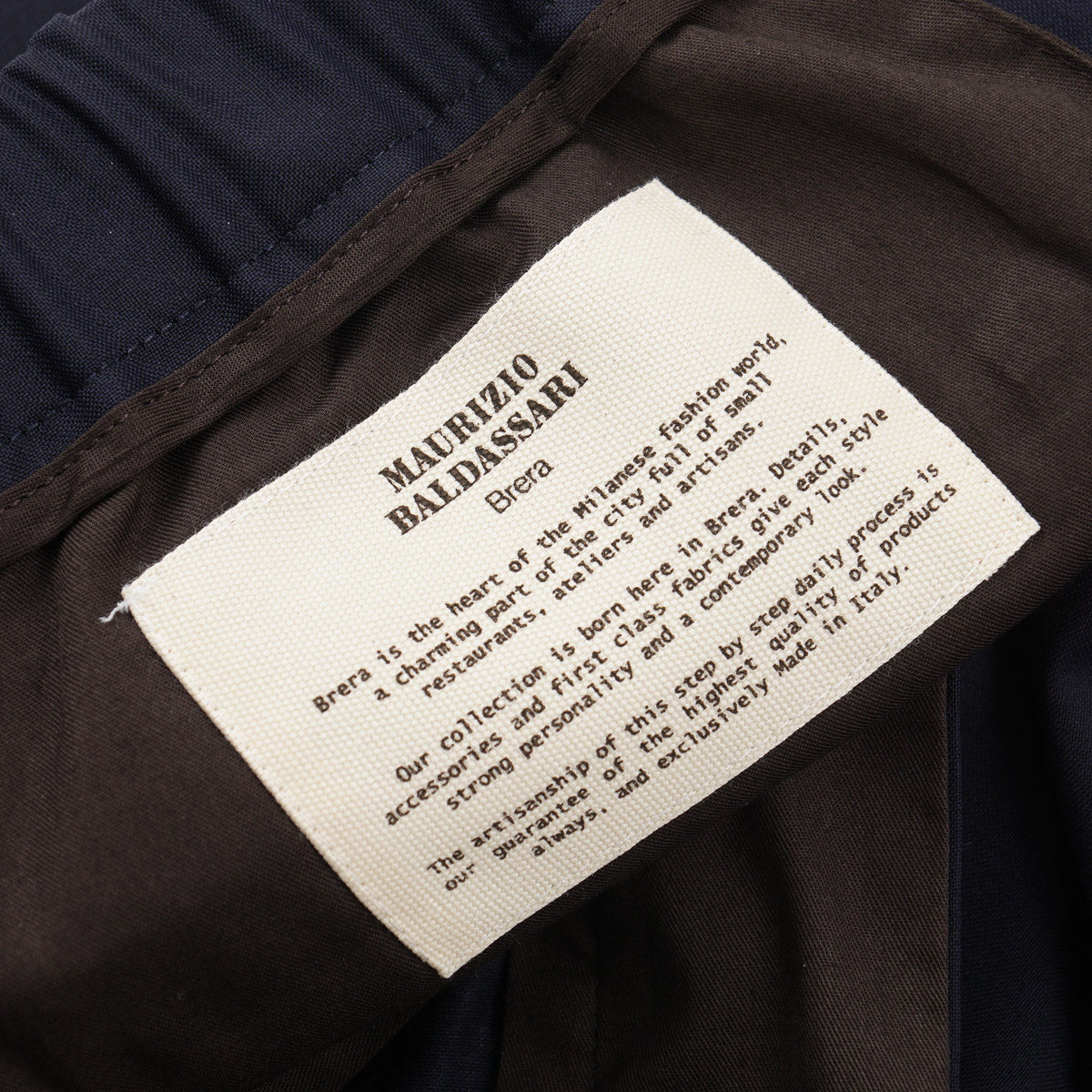 Maurizio Baldassari Lightweight Wool Pants