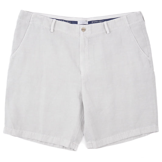 Boglioli Woven Cotton-Linen Shorts