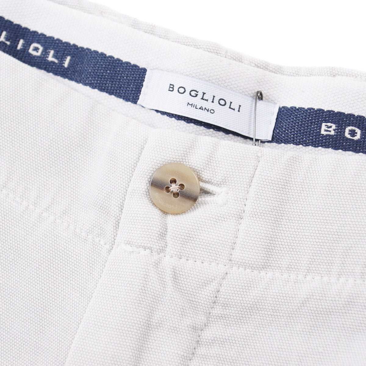 Boglioli Woven Cotton-Linen Shorts