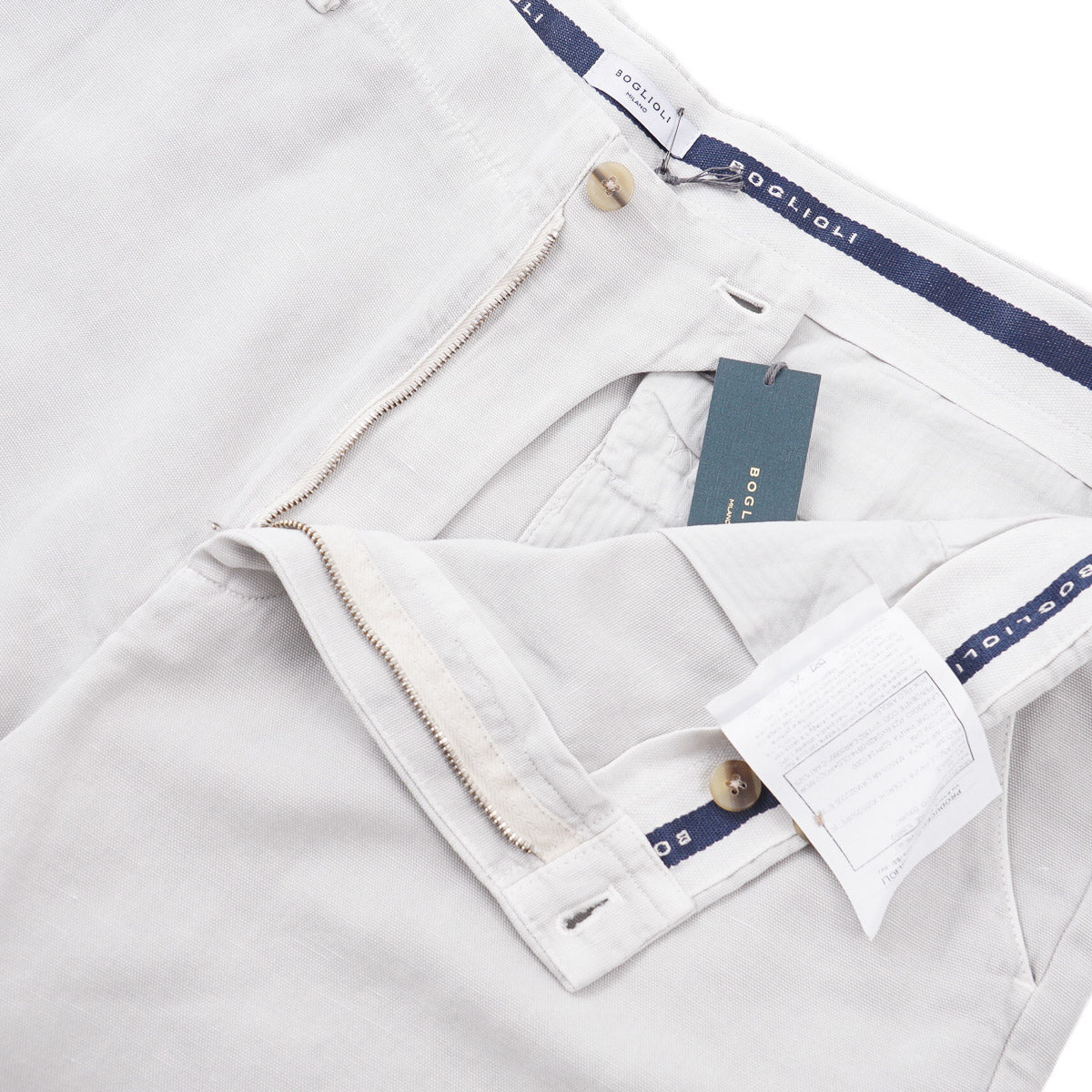 Boglioli Woven Cotton-Linen Shorts