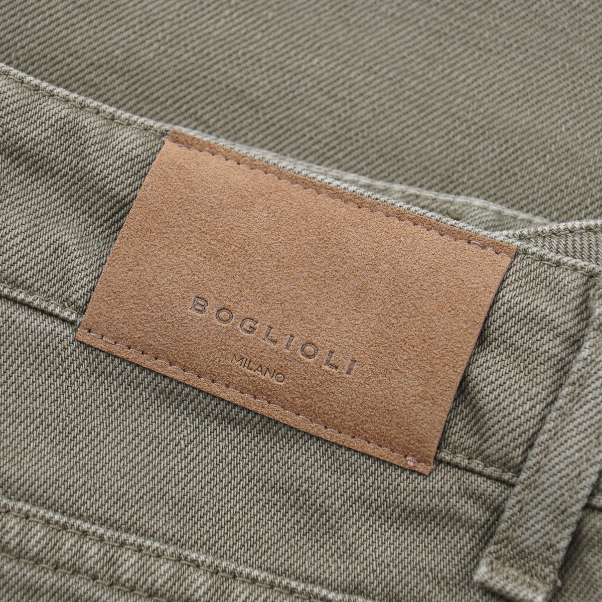 Boglioli Garment-Dyed Denim Jeans