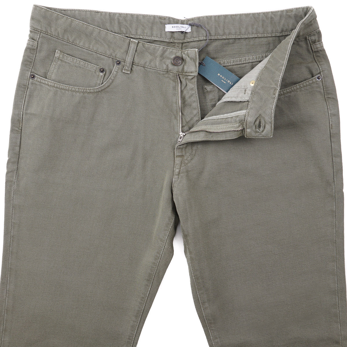 Boglioli Garment-Dyed Denim Jeans