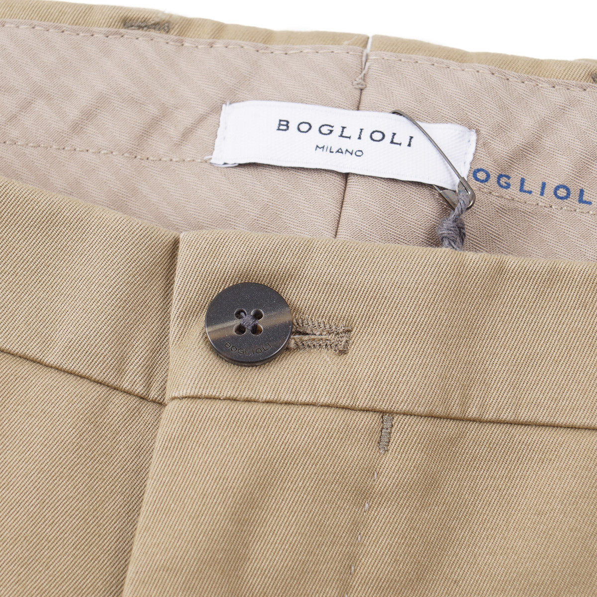 Boglioli Twill Cotton Dress Pants