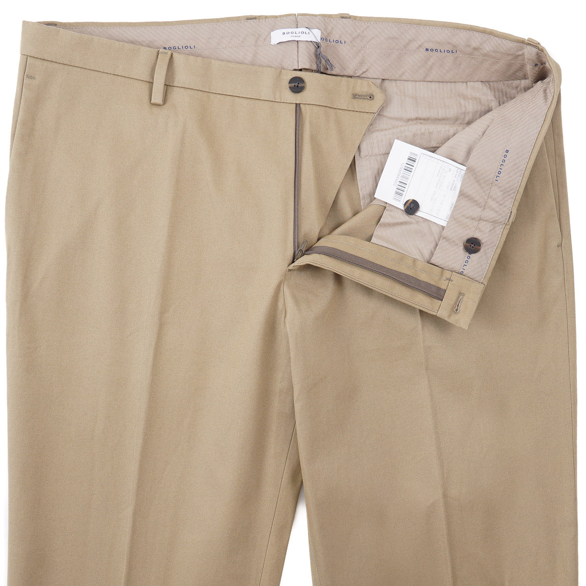 Boglioli Twill Cotton Dress Pants