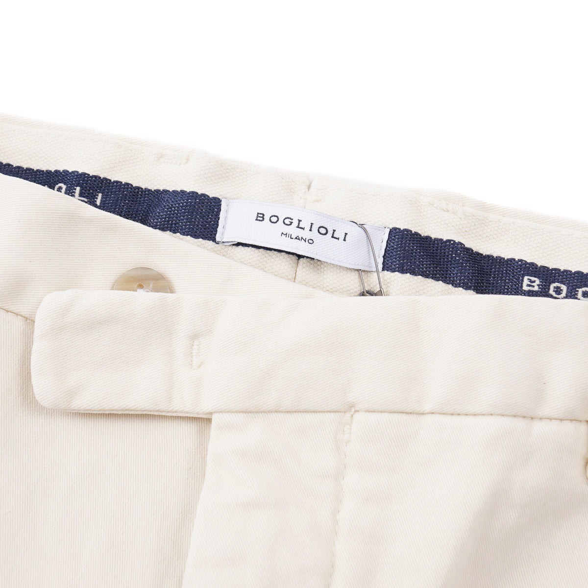 Boglioli Soft Twill Cotton Chino Pants