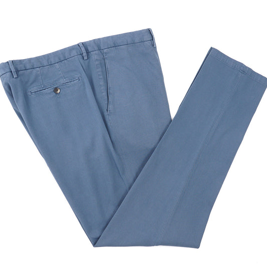 Boglioli Tailored-Fit Woven Cotton Pants - Top Shelf Apparel