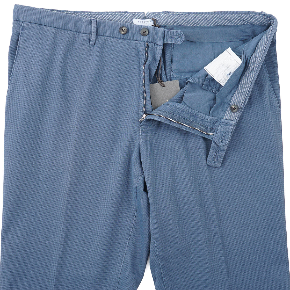 Boglioli Tailored-Fit Woven Cotton Pants - Top Shelf Apparel