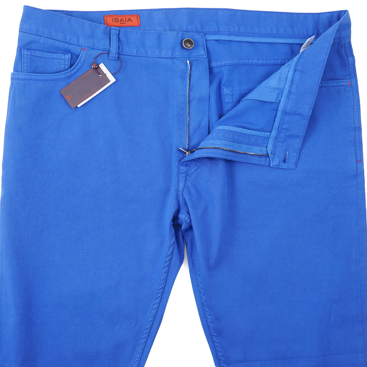 Isaia Slim Straight Twill Jeans