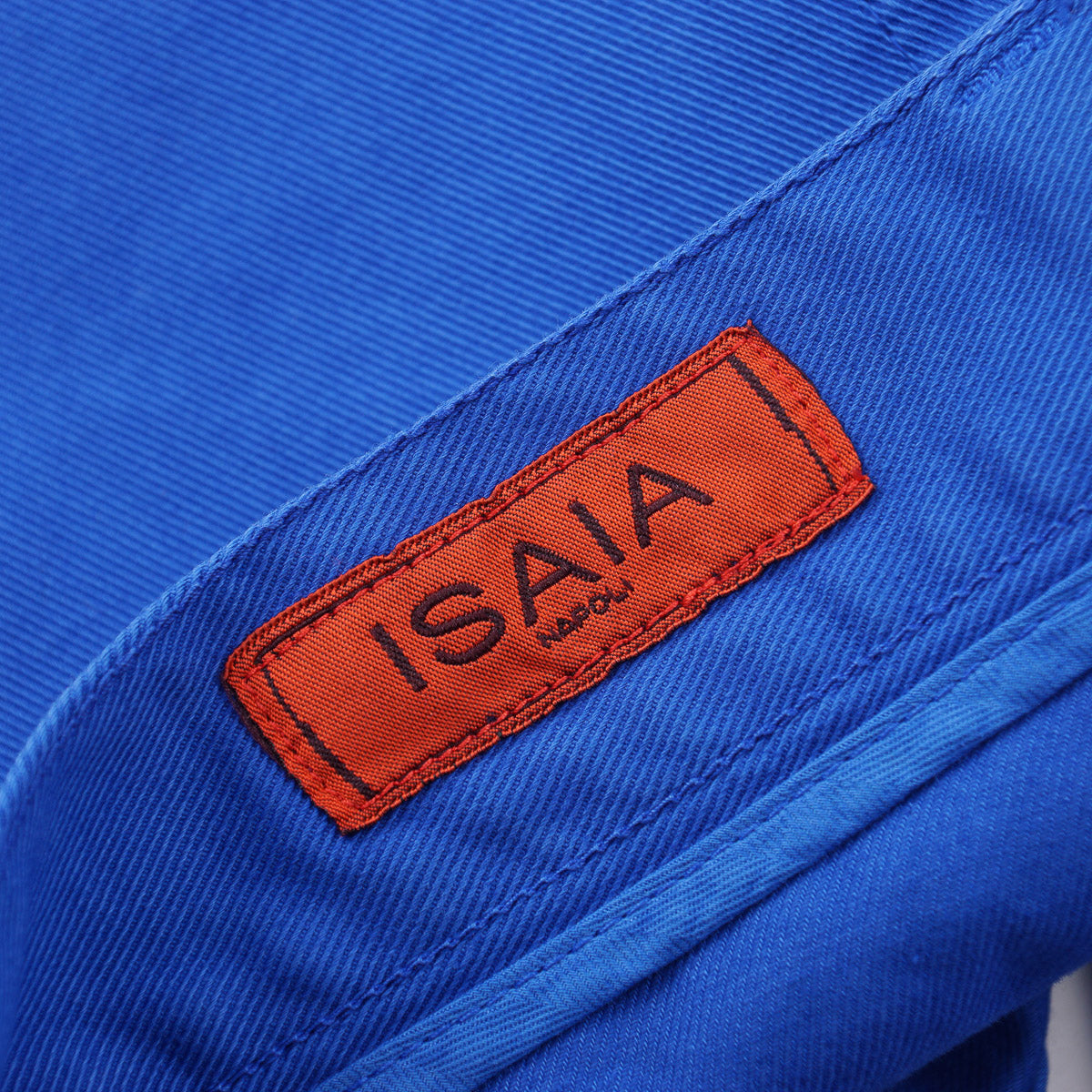 Isaia Slim Straight Twill Jeans
