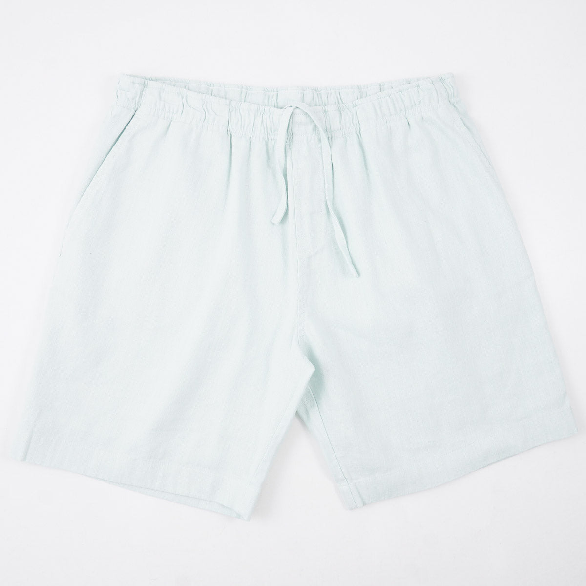 Maurizio Baldassari Linen-Cotton Drawstring Shorts