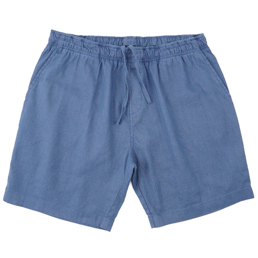 Maurizio Baldassari Linen-Cotton Drawstring Shorts