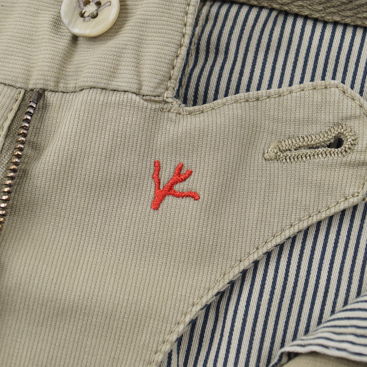 Isaia Slim-Fit Woven Cotton Chinos