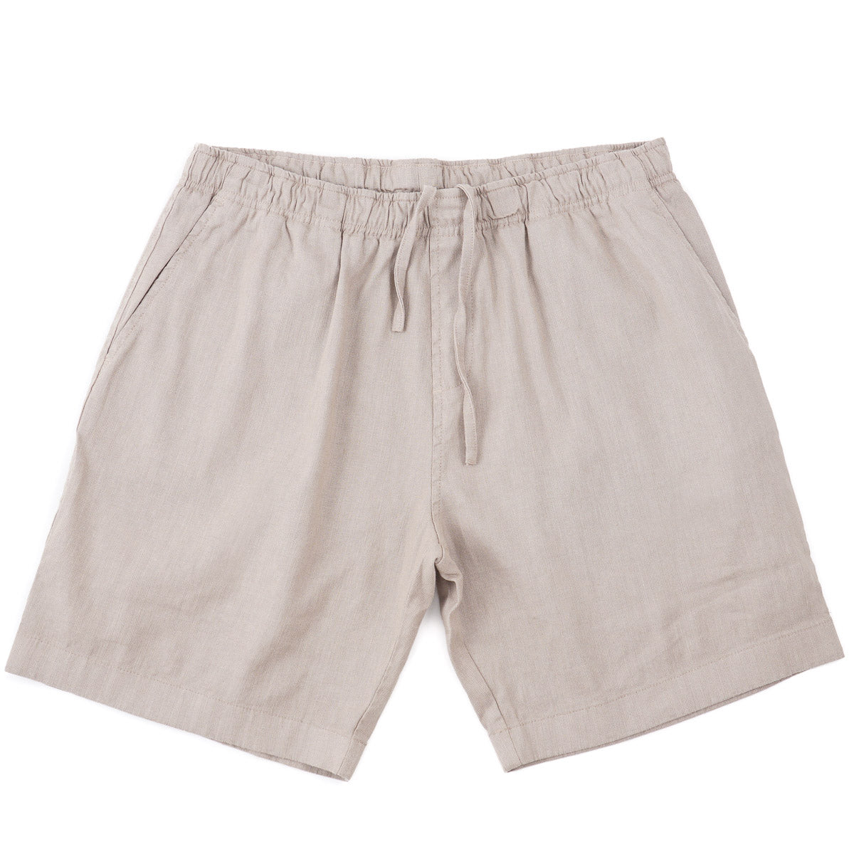 Maurizio Baldassari Linen-Cotton Drawstring Shorts