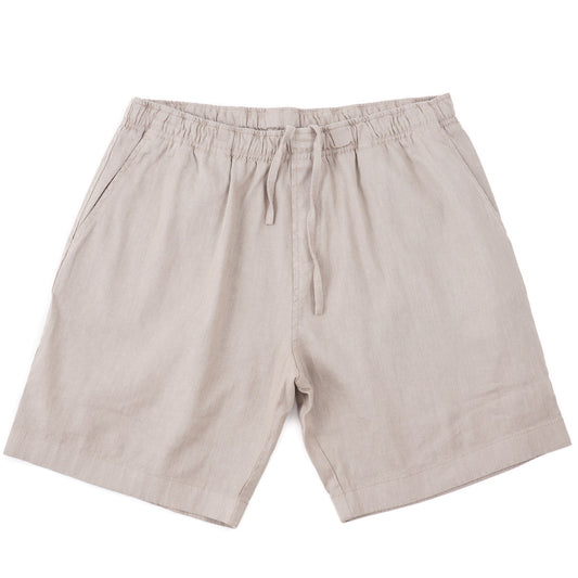 Maurizio Baldassari Linen-Cotton Drawstring Shorts