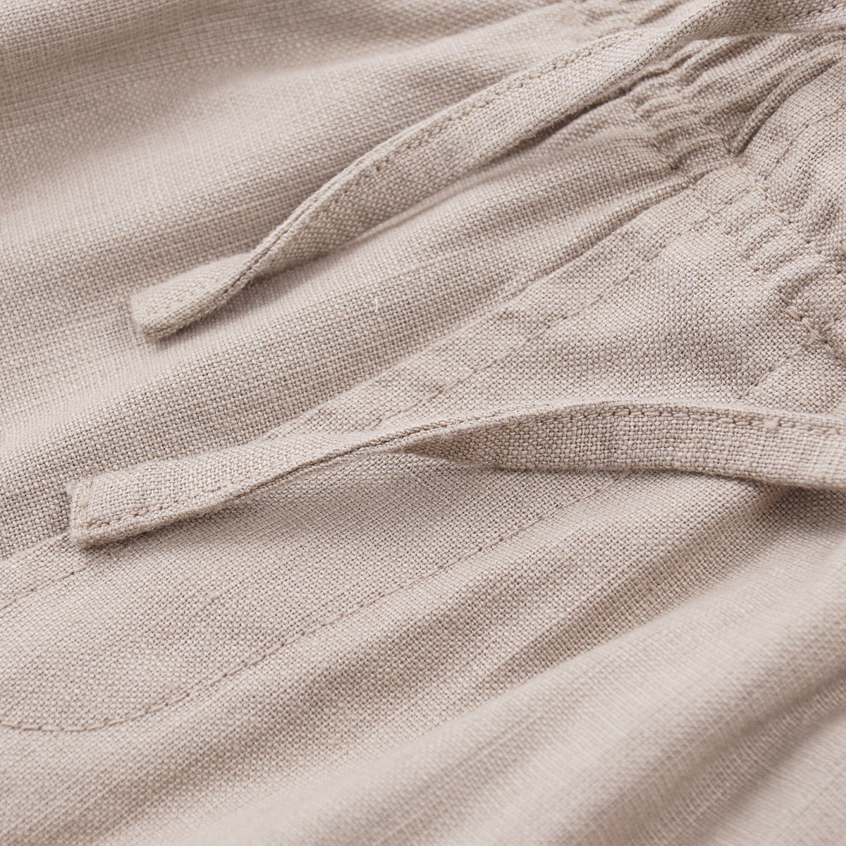 Maurizio Baldassari Linen-Cotton Drawstring Shorts