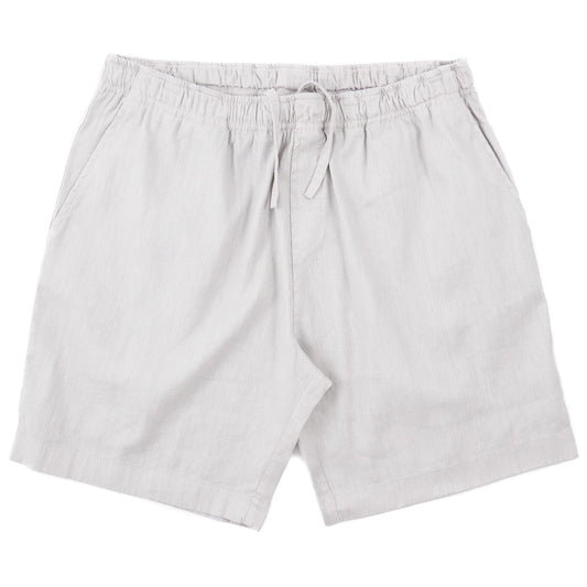 Maurizio Baldassari Linen-Cotton Drawstring Shorts