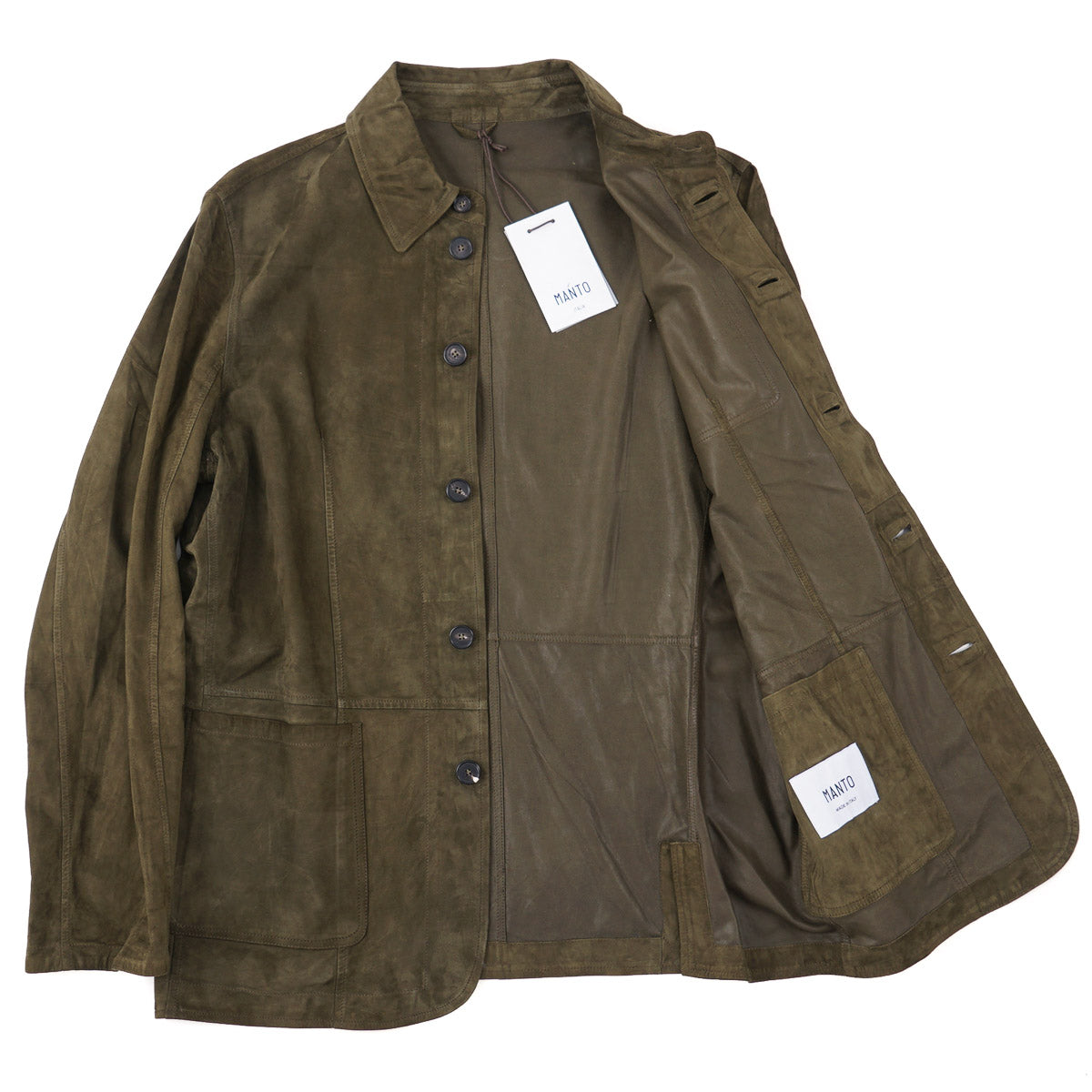 Manto Lightweight Unlined Nappa Suede Jacket - Top Shelf Apparel