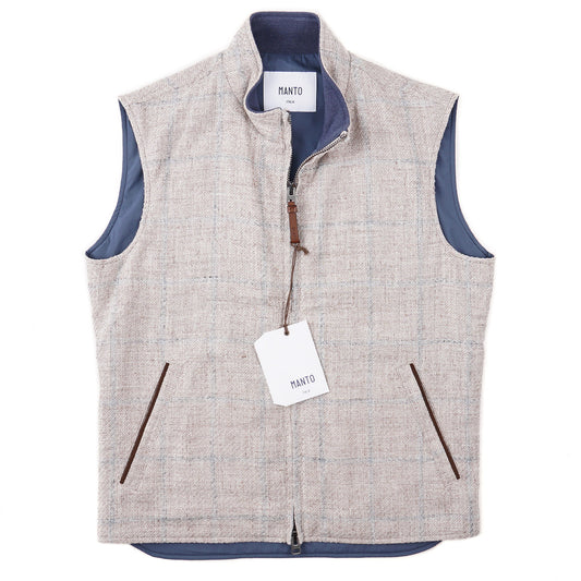 Manto 'Stilla' Silk-Linen-Cotton Vest - Top Shelf Apparel