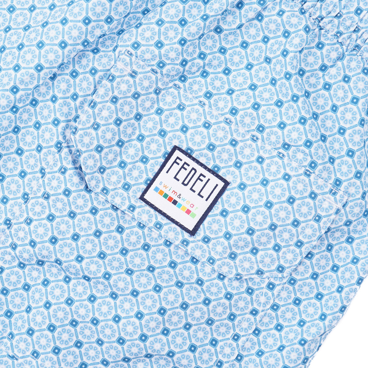 Fedeli 'Madeira' Printed Swim Trunks