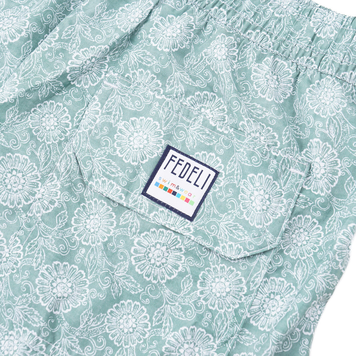 Fedeli 'Madeira' Printed Swim Trunks