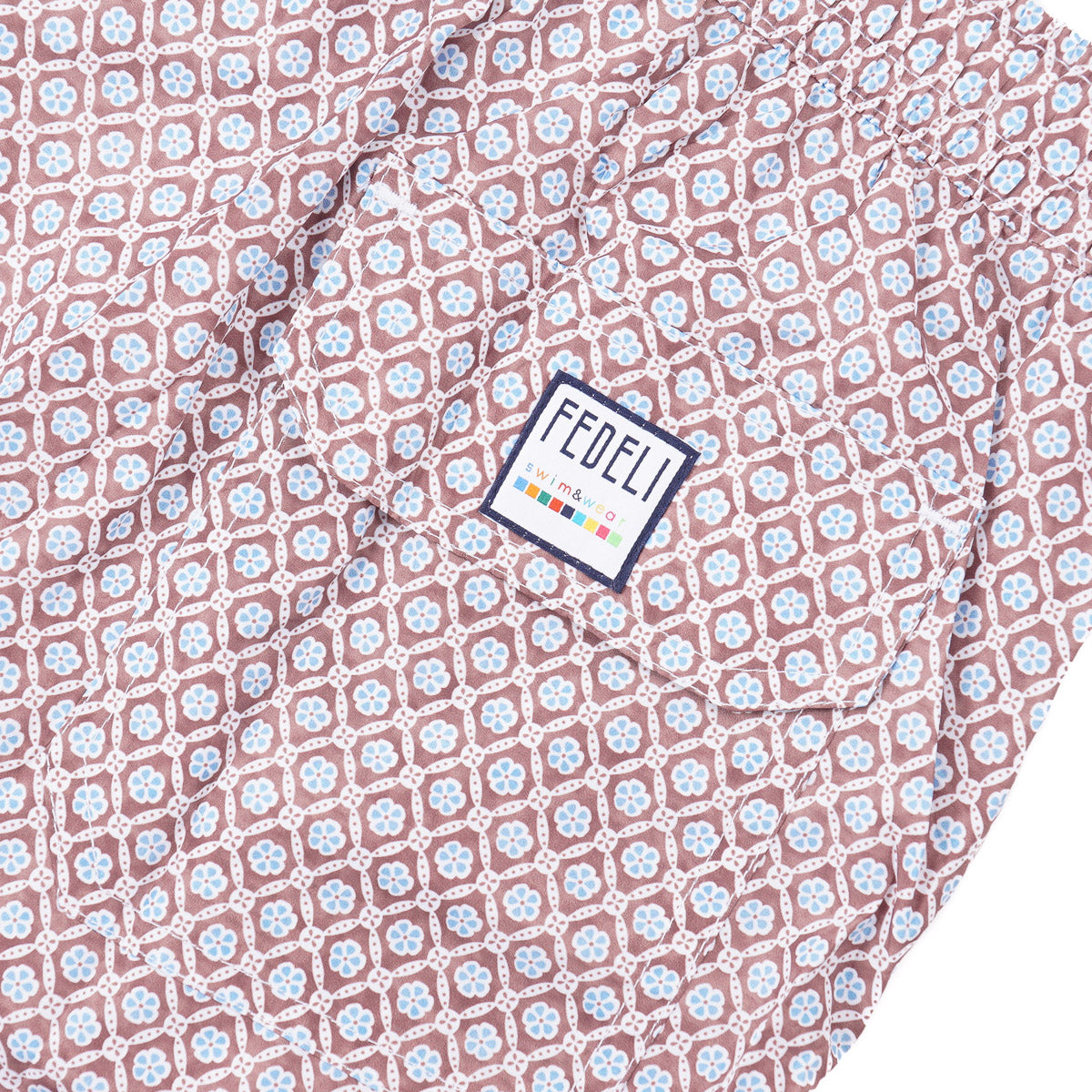 Fedeli 'Madeira' Printed Swim Trunks
