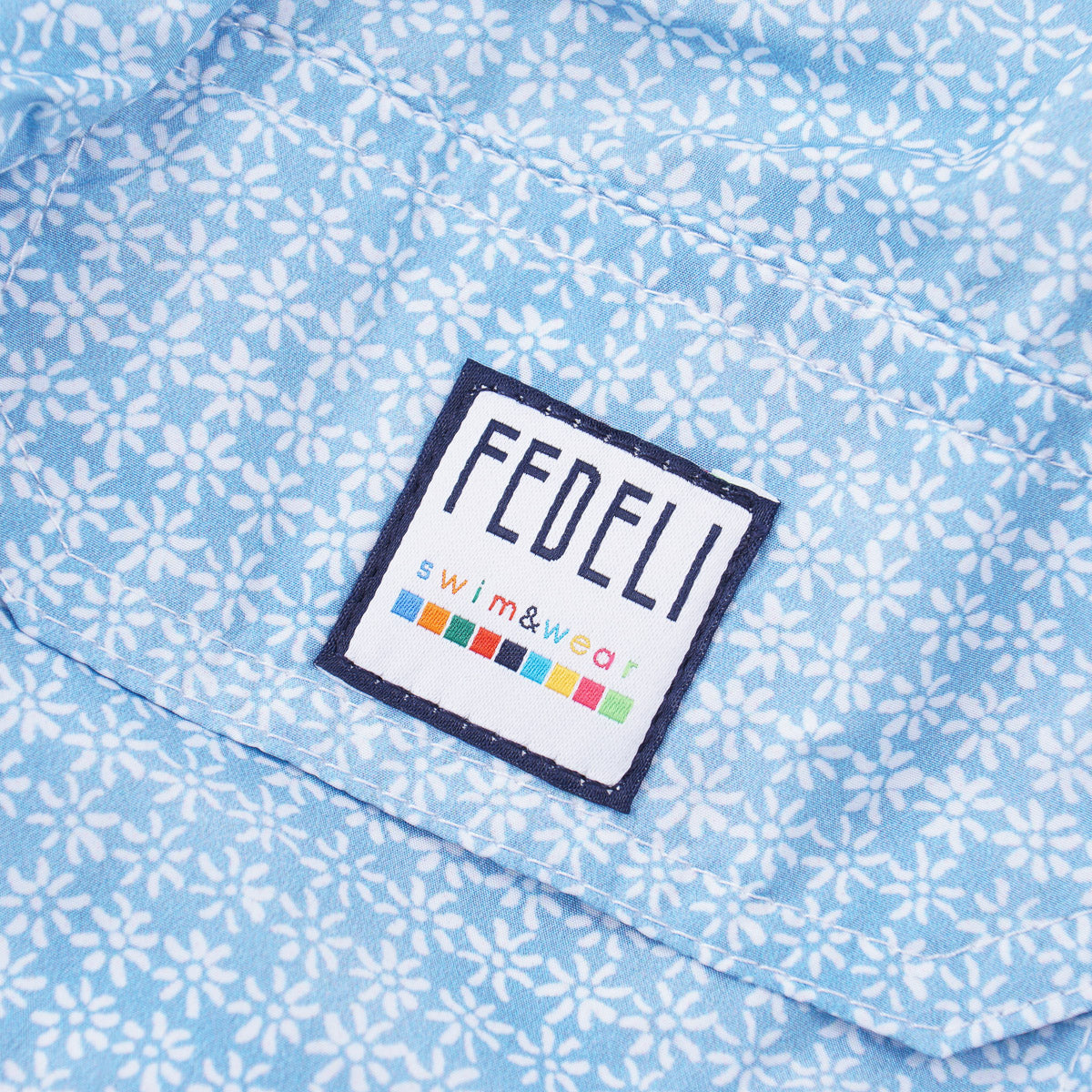 Fedeli 'Madeira' Printed Swim Trunks
